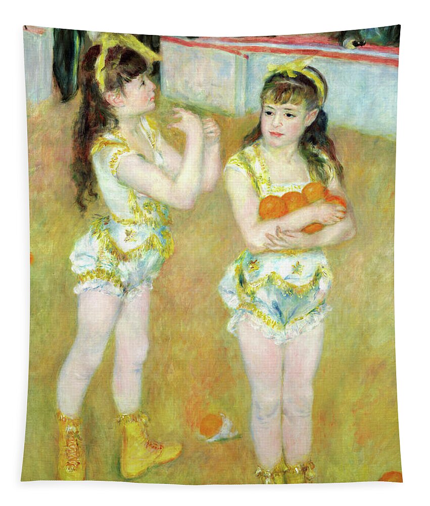 Renoir Acrobats At The Cirque Fernando Canvas Art Print Poster